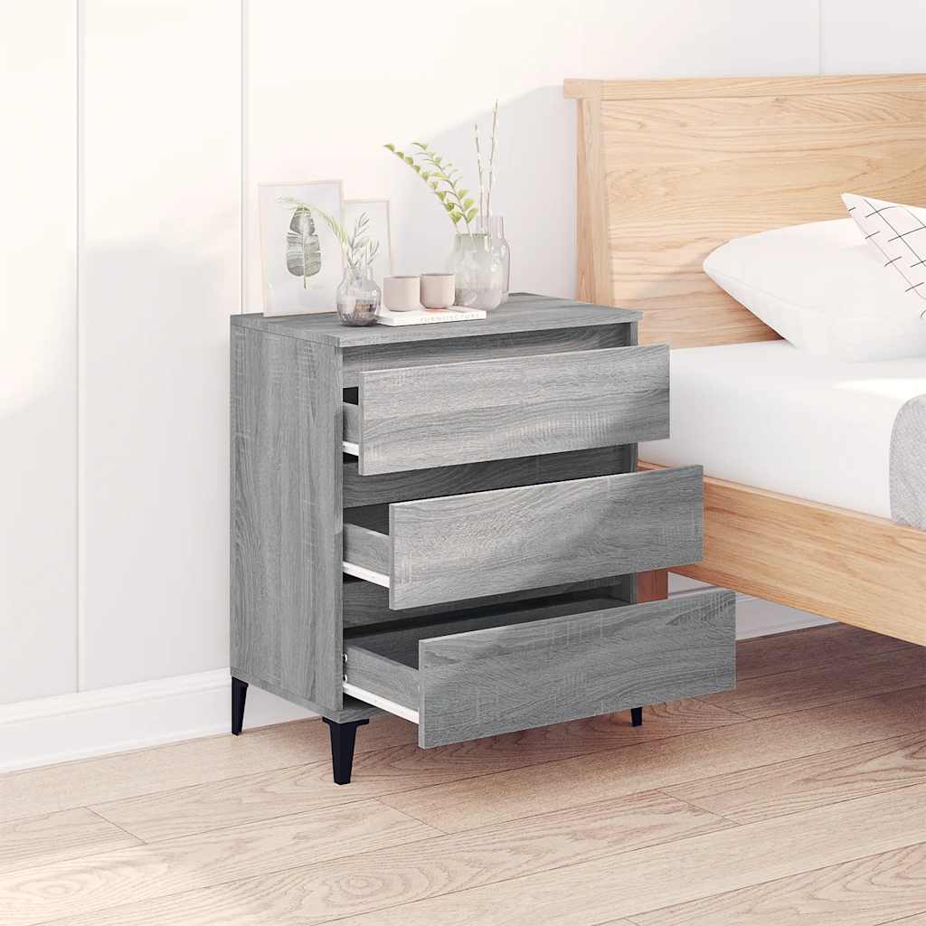 Credenza Grigio Sonoma 60x35x70 cm in Legno Multistrato | homemem39