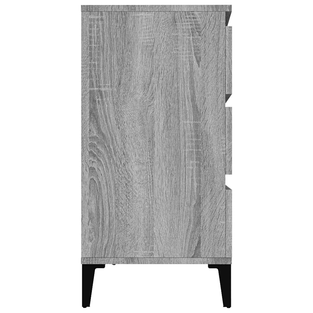 Credenza Grigio Sonoma 60x35x70 cm in Legno Multistrato | homemem39