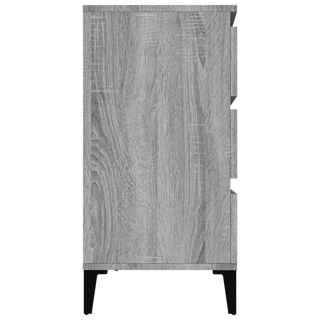 Credenza Grigio Sonoma 60x35x70 cm in Legno Multistrato - homemem39