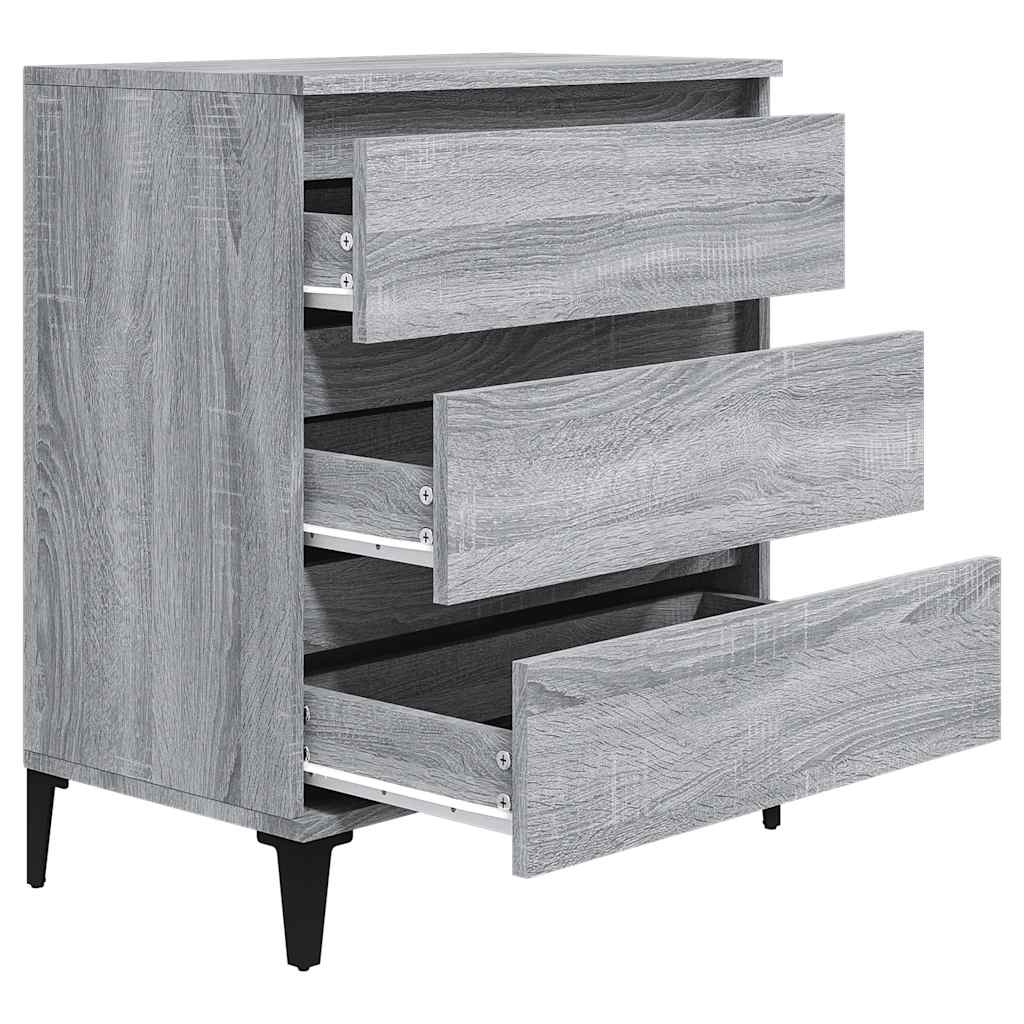 Credenza Grigio Sonoma 60x35x70 cm in Legno Multistrato | homemem39