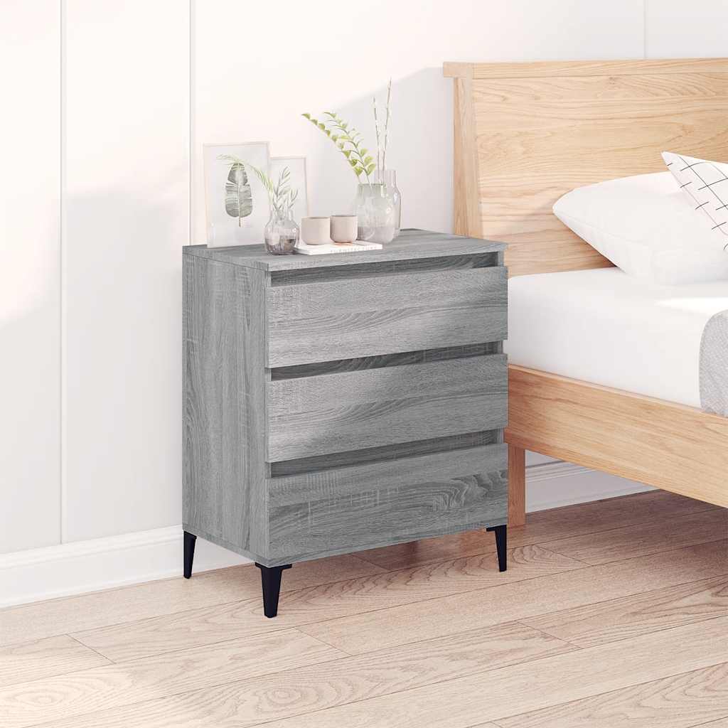 Credenza Grigio Sonoma 60x35x70 cm in Legno Multistrato | homemem39