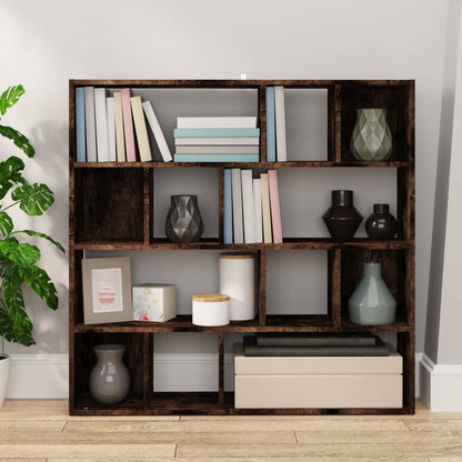 Libreria/Divisorio Rovere Fumo 105x24x102 cm - homemem39