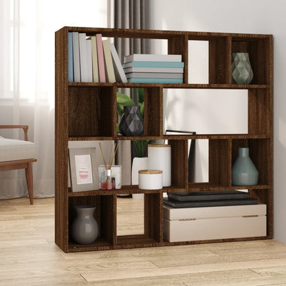 Libreria/Divisorio Rovere Marrone 105x24x102 cm | homemem39