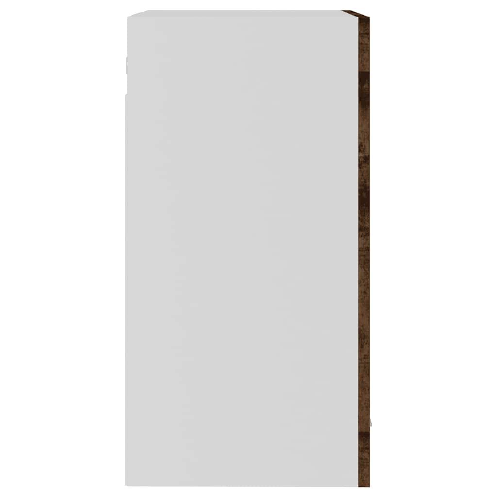Mobile Pensile “Lyon” Vetro Rovere Fumo 40x31x60 cm | homemem39
