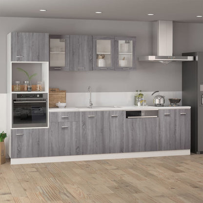 Mobile Pensile “Lyon” Grigio Sonoma 39,5x31x60 cm - homemem39