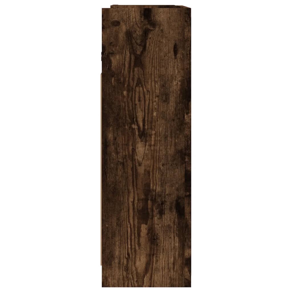 Mobile da Bagno con Specchio Rovere Fumo 62,5x20,5x64 cm Legno | homemem39