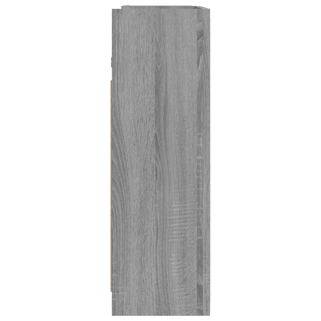 Mobile da Bagno a Specchio Grigio Sonoma 62,5x20,5x64 cm Legno | homemem39