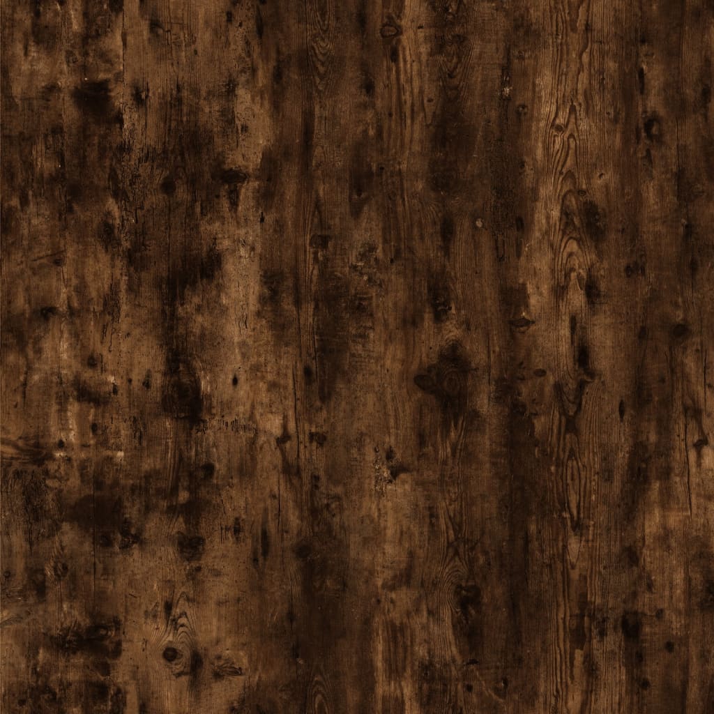 Armadietto con Ruote Rovere Fumo 60x45x60 cm Legno Multistrato | homemem39