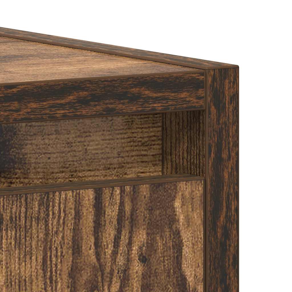 Armadietto Bagno Rovere Fumo 60x33x61 cm in Legno Multistrato | homemem39