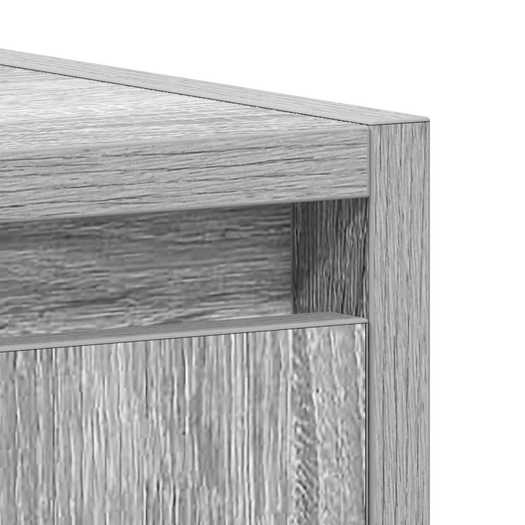 Armadietto Bagno Grigio Sonoma 60x33x61 cm in Legno Multistrato | homemem39