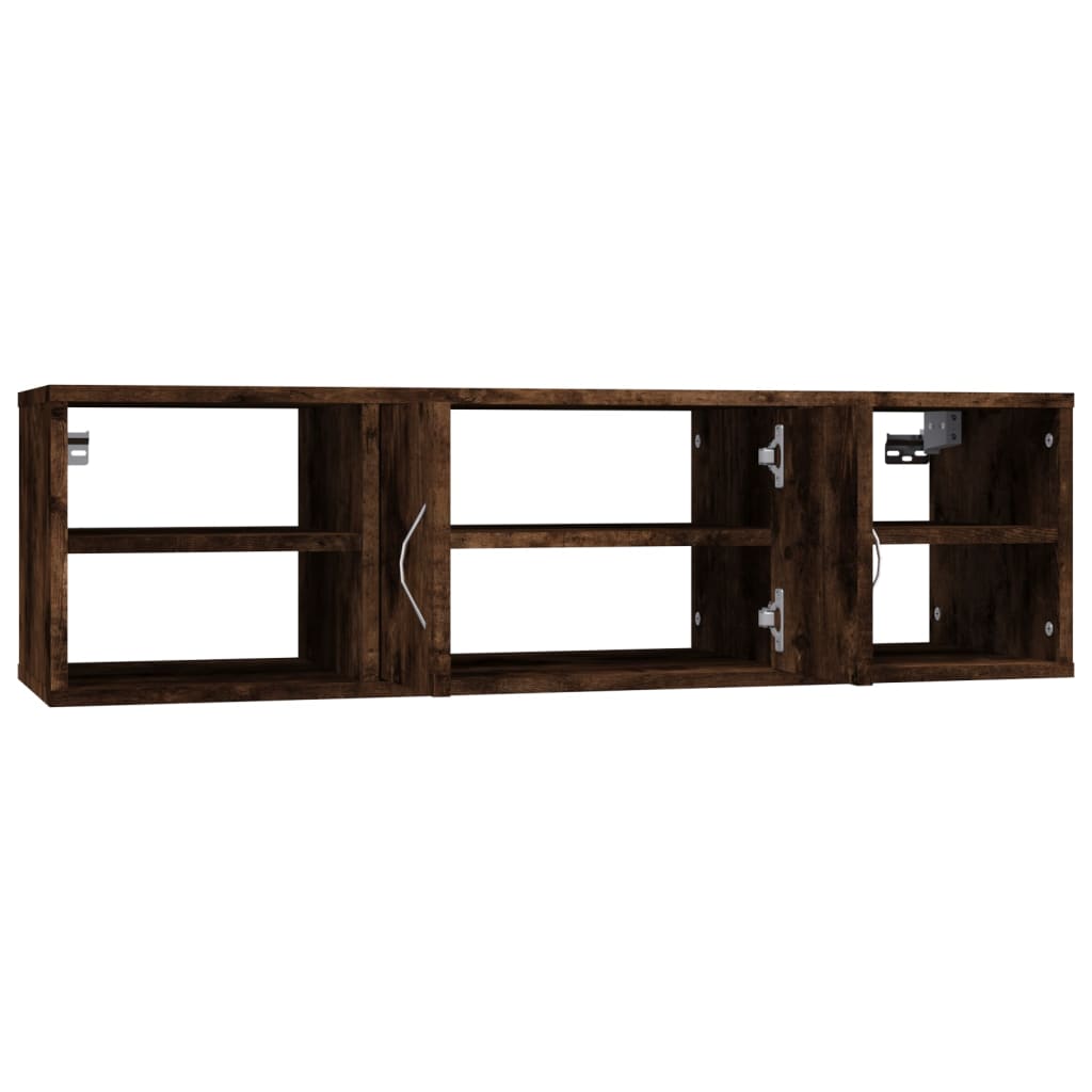 Mensola a Muro Rovere Fumo 102x30x29 cm Legno Multistrato | homemem39