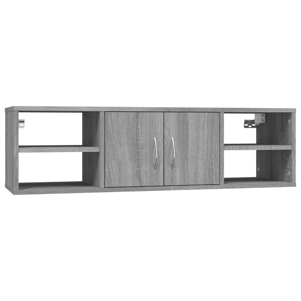 Mensola a Muro Grigio Sonoma 102x30x29 cm Legno Multistrato | homemem39