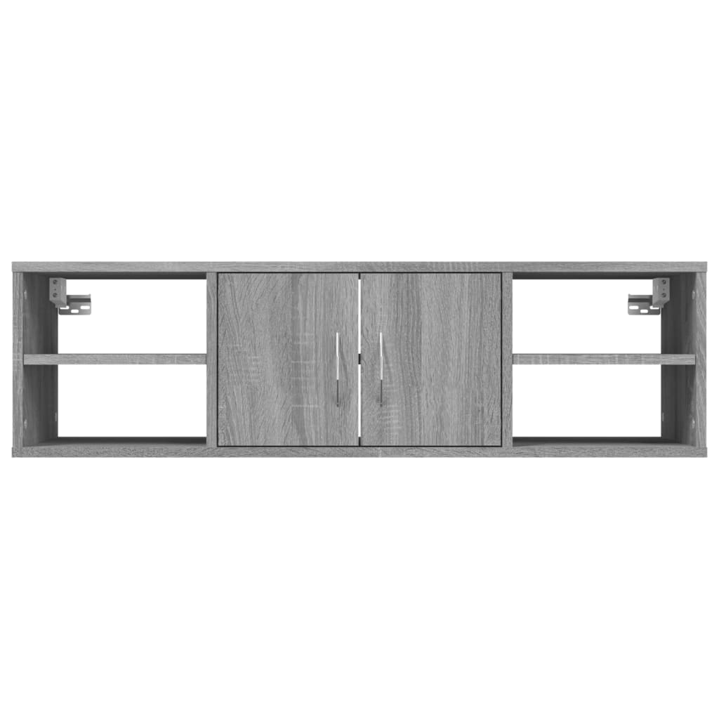 Mensola a Muro Grigio Sonoma 102x30x29 cm Legno Multistrato | homemem39