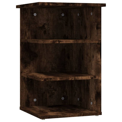 Mobiletto Laterale Rovere Fumo 35x35x55 cm in Legno Multistrato | homemem39