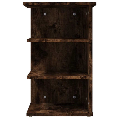 Mobiletto Laterale Rovere Fumo 35x35x55 cm in Legno Multistrato | homemem39