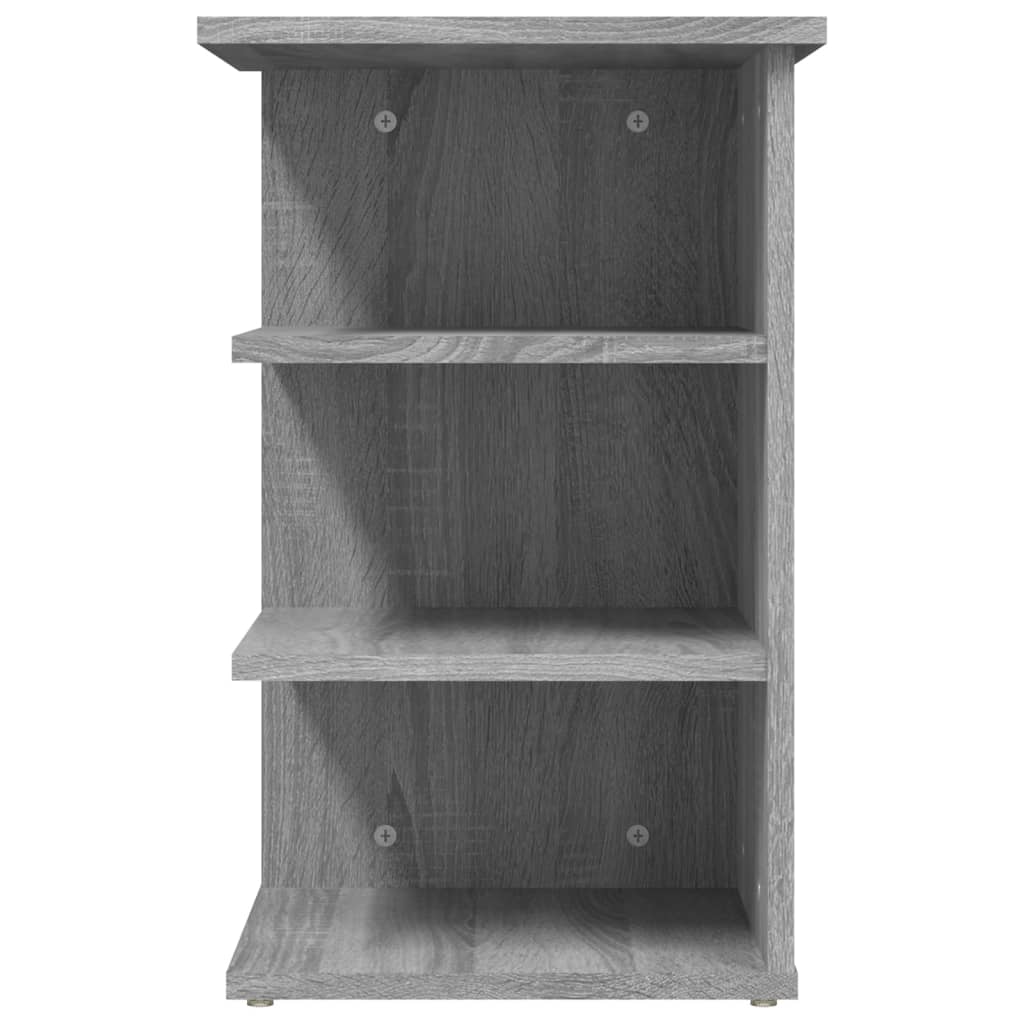 Mobiletto Laterale Grigio Sonoma 35x35x55 cm Legno Multistrato | homemem39