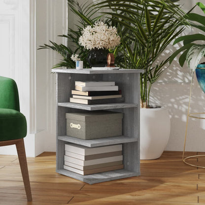 Mobiletto Laterale Grigio Sonoma 35x35x55 cm Legno Multistrato - homemem39