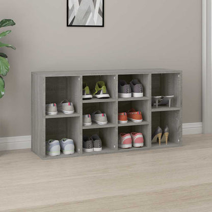 Scarpiera Grigio Sonoma 103x30x55 cm in Legno Multistrato