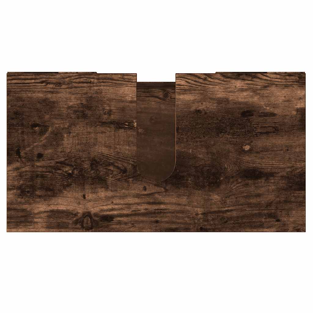 Armadietto Bagno Rovere Fumo 60x32x53,5 cm in Legno Multistrato | homemem39