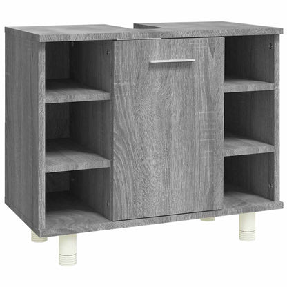 Armadietto Bagno Grigio Sonoma 60x32x53,5 cm Legno Multistrato | homemem39
