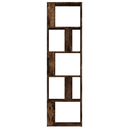 Libreria Rovere Fumo 45x24x160 cm in Legno Multistrato | homemem39