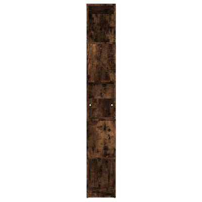 Libreria Rovere Fumo 45x24x160 cm in Legno Multistrato | homemem39