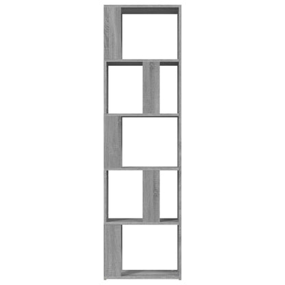 Libreria Grigio Sonoma 45x24x160 cm in Legno Multistrato | homemem39
