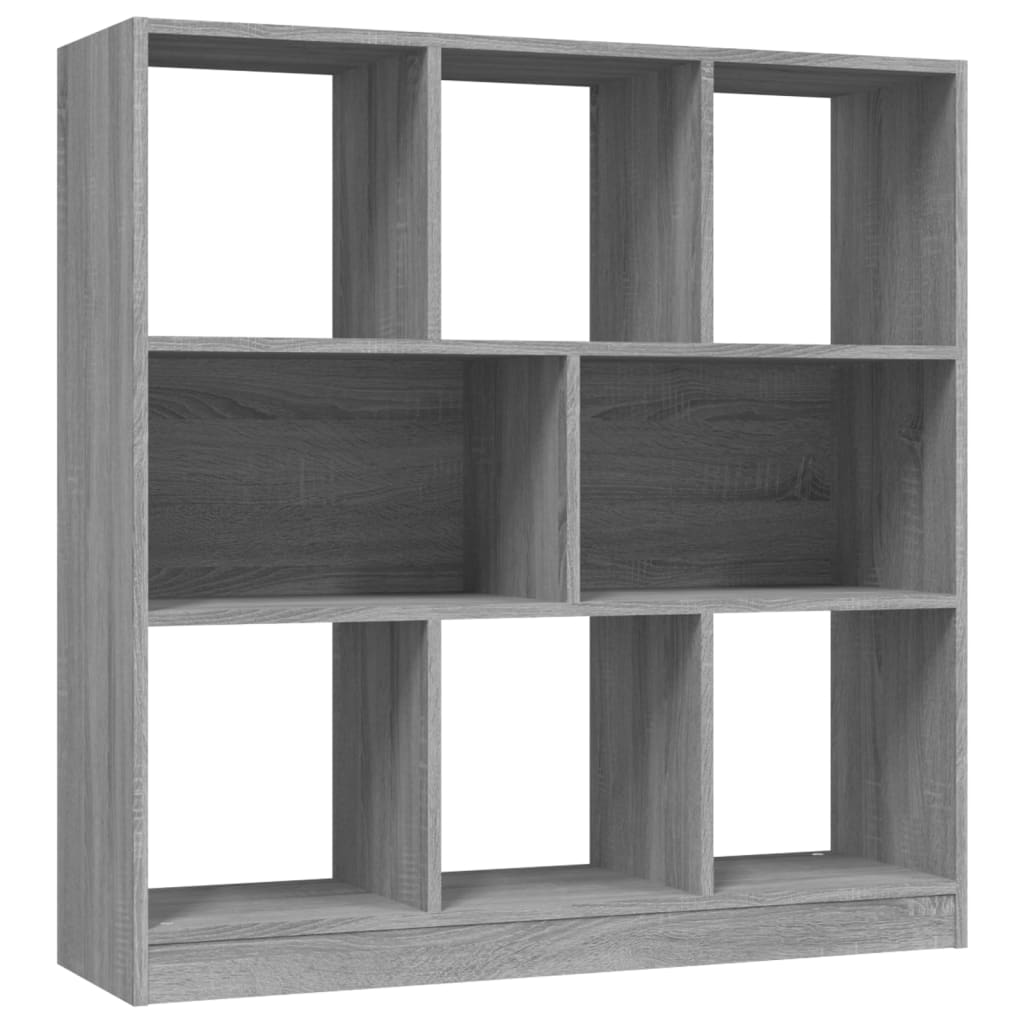 Libreria Grigio Sonoma 97,5x29,5x100 cm in Legno Multistrato | homemem39