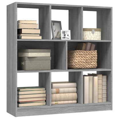 Libreria Grigio Sonoma 97,5x29,5x100 cm in Legno Multistrato | homemem39
