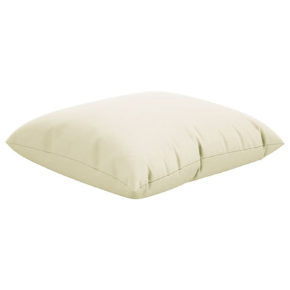 Cuscini per Divano 4 pz Crema 40x40 cm in Tessuto | homemem39