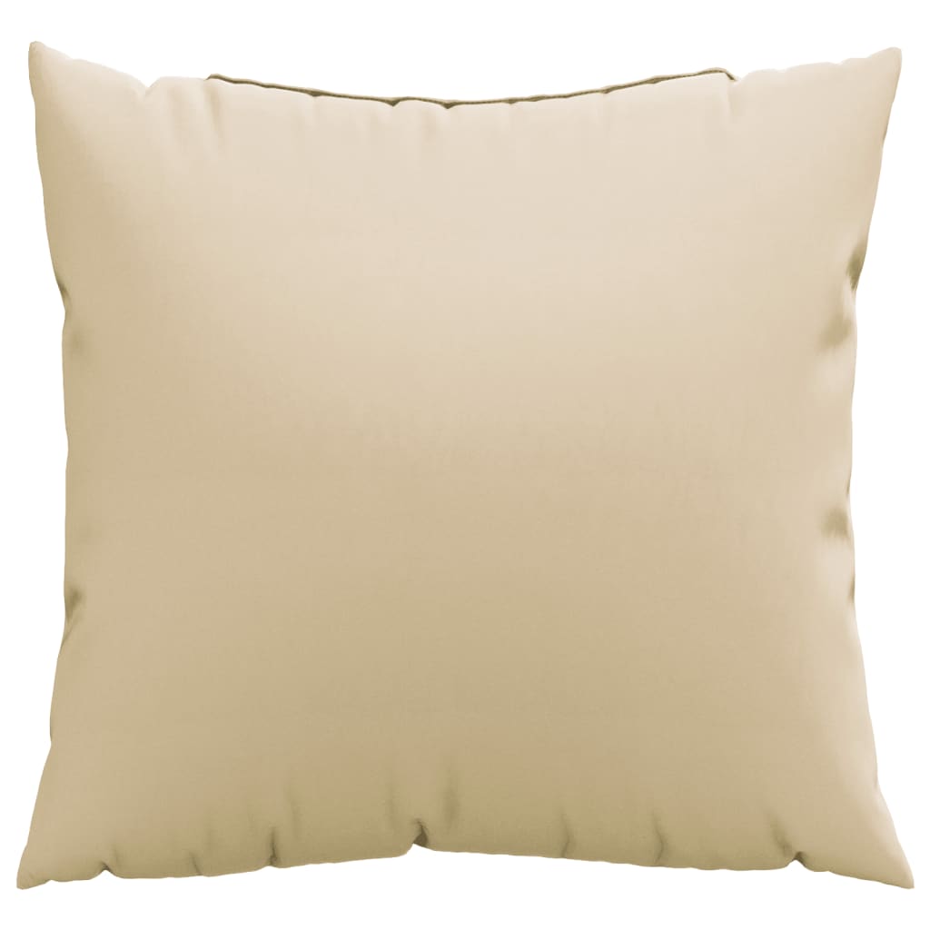 Cuscini per Divano 4 pz Beige 40x40 cm in Tessuto | homemem39