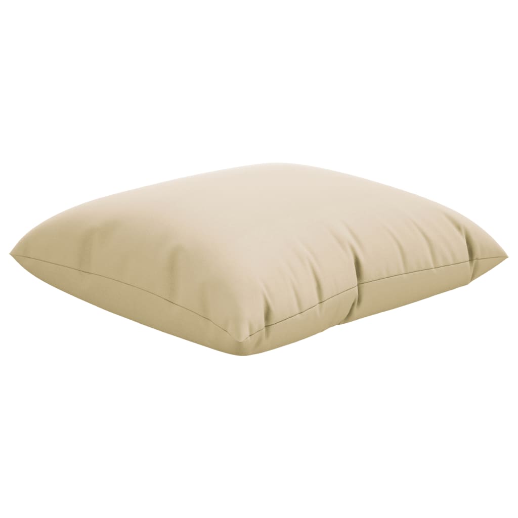 Cuscini per Divano 4 pz Beige 40x40 cm in Tessuto | homemem39