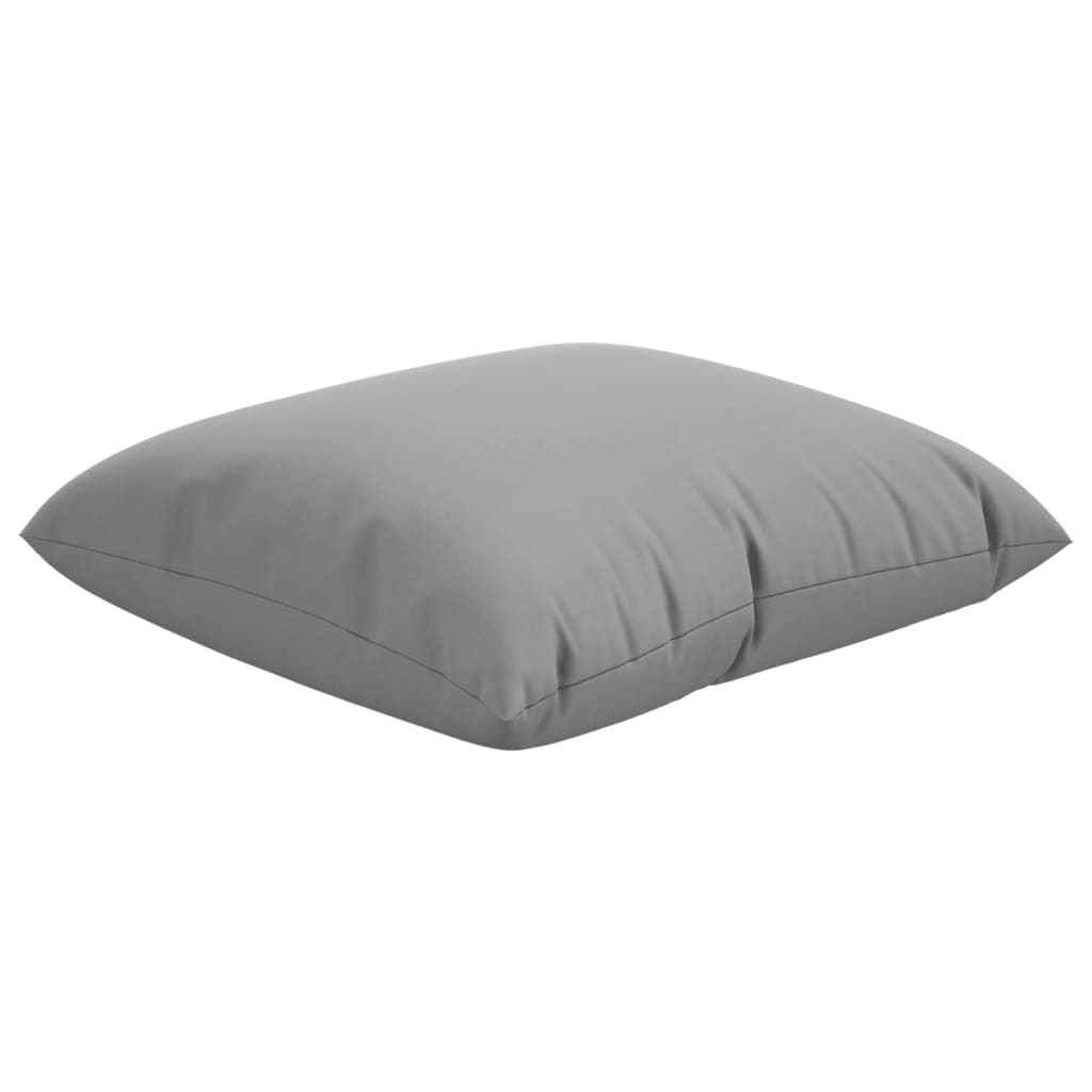 Cuscini per Divano 4 pz Grigi 50x50 cm in Tessuto | homemem39