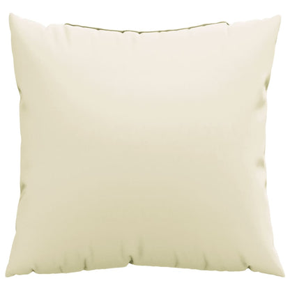 Cuscini per Divano 4 pz Crema 50x50 cm in Tessuto | homemem39