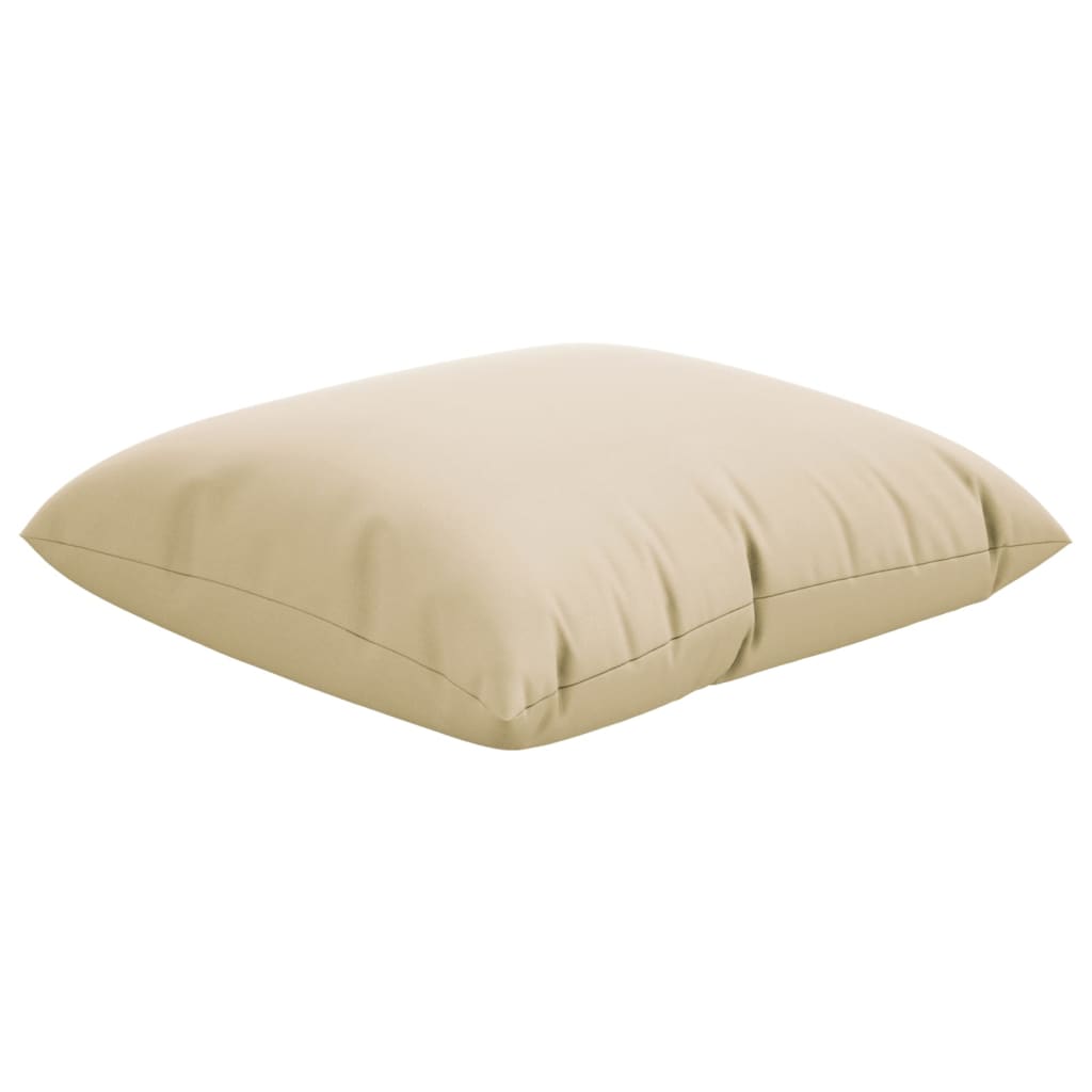 Cuscini per Divano 4 pz Beige 50x50 cm in Tessuto | homemem39