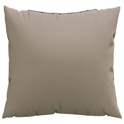 Cuscini per Divano 4 pz Tortora 50x50 cm in Tessuto | homemem39