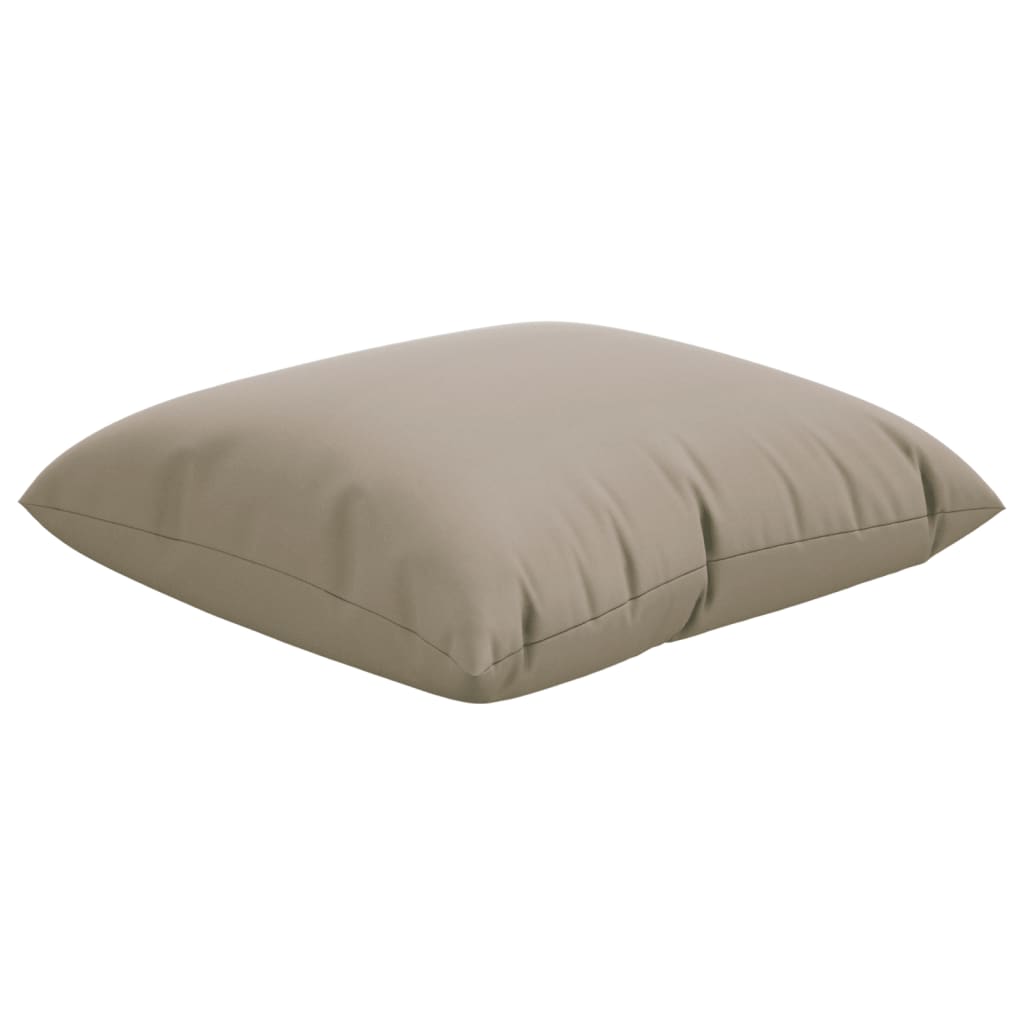 Cuscini per Divano 4 pz Tortora 50x50 cm in Tessuto | homemem39