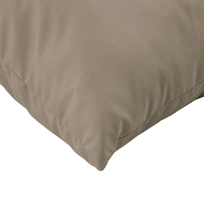 Cuscini per Divano 4 pz Tortora 50x50 cm in Tessuto | homemem39