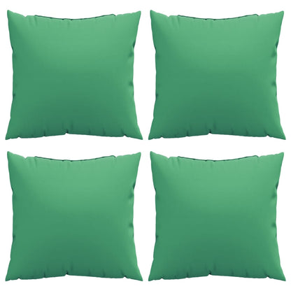 Cuscini per Divano 4 pz Verdi 60x60 cm in Tessuto | homemem39