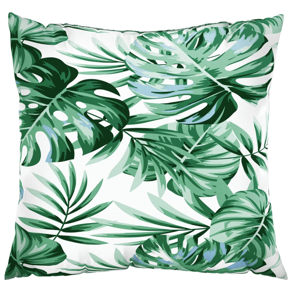 Cuscini per Divano 4 pz Motivo a Foglie 60x60 cm in Tessuto | homemem39