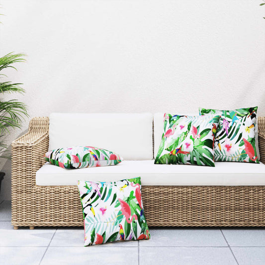Cuscini Decorativi 4 pz Multicolore 60x60 cm in Tessuto | homemem39