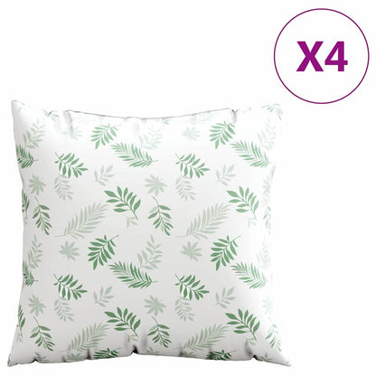 Cuscini Scatter Foglia 4 pcs Motivo Foglia 60 x 60 cm | homemem39