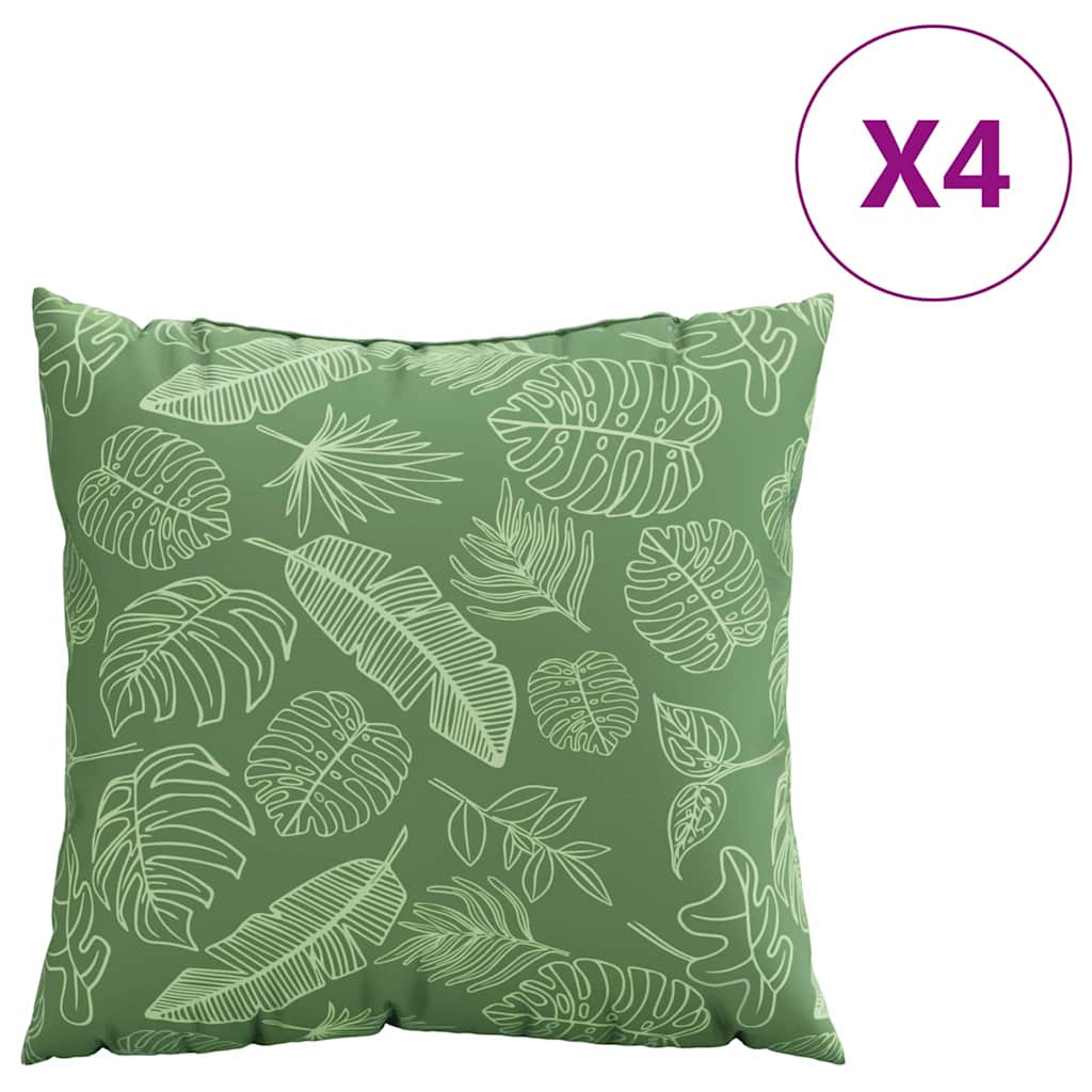 Cuscini Scatter Foglia 4 pcs Motivo Foglia 60 x 60 cm | homemem39