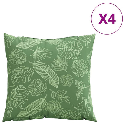 Cuscini Scatter Foglia 4 pcs Motivo Foglia 60 x 60 cm | homemem39
