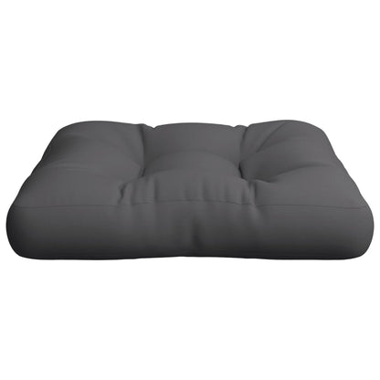 Cuscino per Pallet Antracite 50x50x12 cm in Tessuto | homemem39