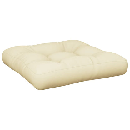 Cuscino per Pallet Crema 50x50x12 cm in Tessuto | homemem39
