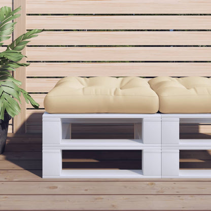 Cuscino per Pallet Beige 50x50x12 cm in Tessuto | homemem39