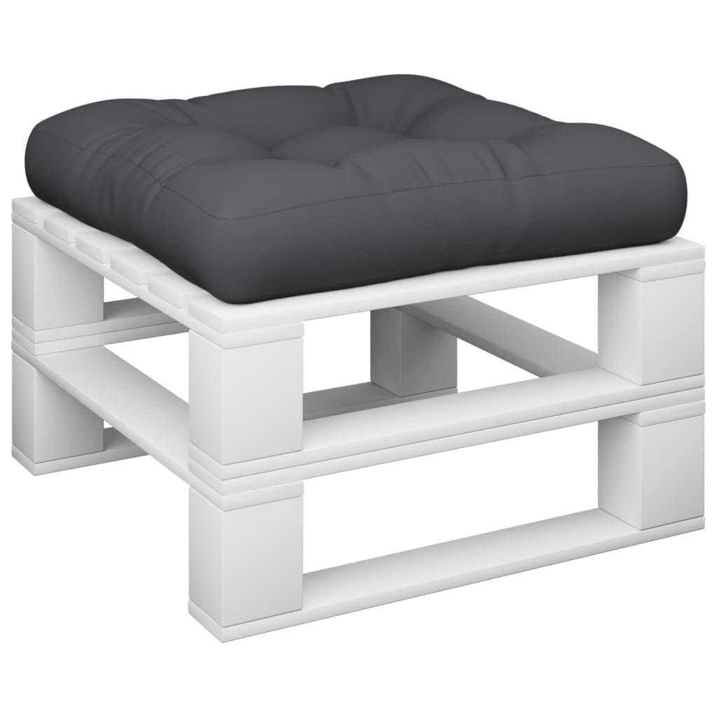 Cuscino per Pallet Nero 50x50x12 cm in Tessuto | homemem39