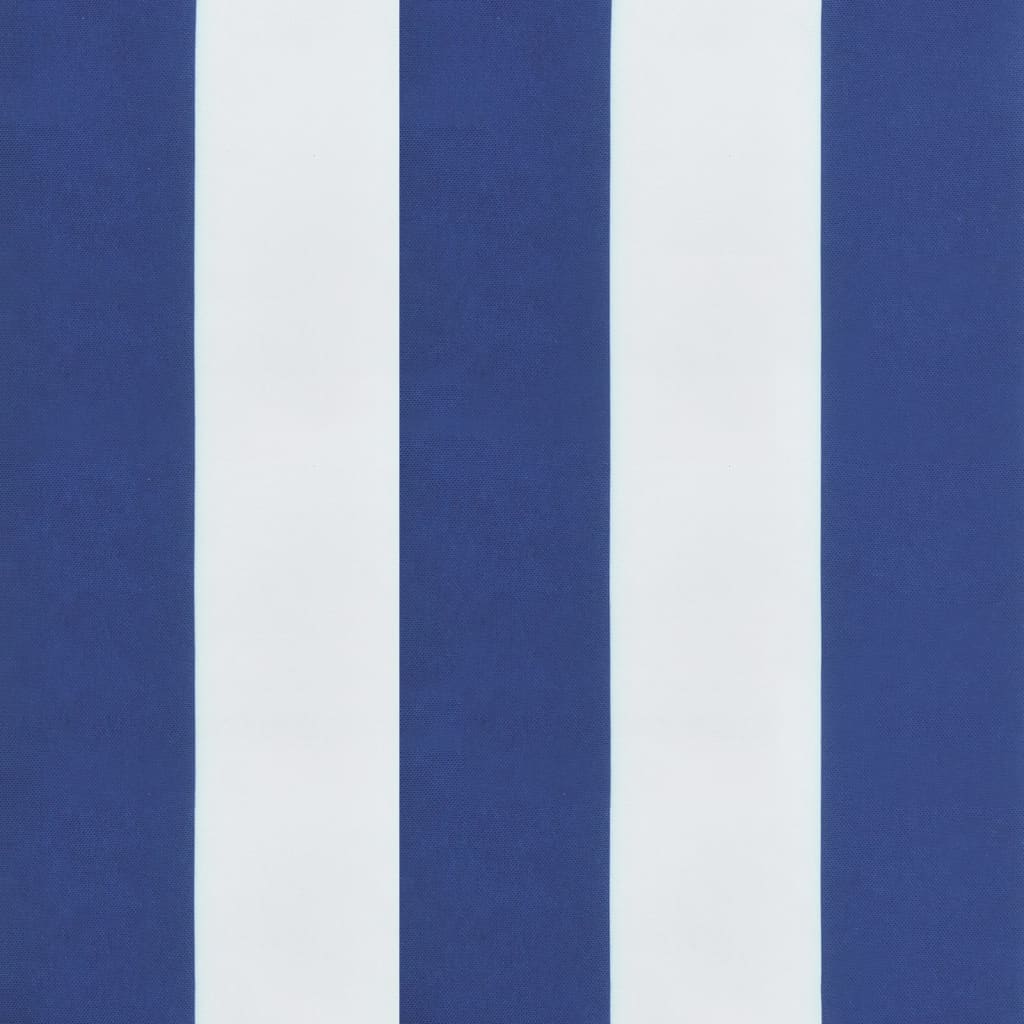 Cuscino per Pallet Strisce Bianche e Blu 50x50x12 cm in Tessuto | homemem39