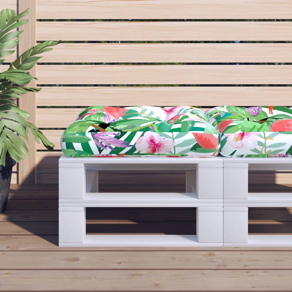 Cuscino per Pallet Multicolore 50x50x12 cm in Tessuto | homemem39
